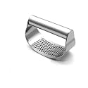 Baskety Garlic Press Garlic Crusher,Stainless Steel Kitchen Garlic Presser Garlic Crusher Stainless Steel Garlic Chopper Dishwasher Safe (Steel Dough)