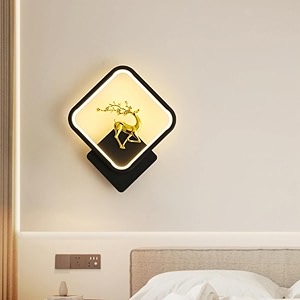 golden dear home decore led fancy wall lightnight lampdecorative lampliving roomcolorwarm whitecold whitenatural white