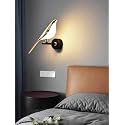 Golden Bird Home Decore Led Fancy Wall Light,Night Lamp,Decorative Lamp,Living Room,Color(Warm White+Natural White+Cold White)