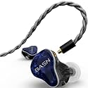 BASN Bmaster5 in Ear Monitor,5 Drivers IEM Headphones with 3.5&4.4mm Plugs