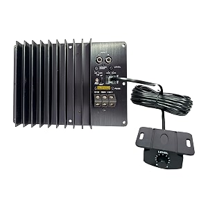 baspro amp-05 dc-12v 180w rms mosfet based mono channel amplifier with wired remote control best suitable with 10 and 12 subwoofer