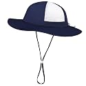 BASSDASH Kids UPF 50+ Wide Brim Sun Hat for Summer Beach Outdoor