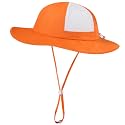 BASSDASH Kids UPF 50+ Wide Brim Sun Hat for Summer Beach Outdoor