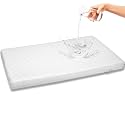 First Essentials Baby Bassinet Mattress Pad (Rectangle, 18X36) for Newborn Comfort Breathable Easy Clean Hypoallergenic Waterproof Made in USA