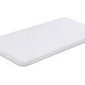 Bassinet Mattress Pad, 47" x 23.6" x 2" Dual Layer Memory and High Density Foam Mattress, Waterproof Breathable Soft Cover Fit for ADOVEL/BabyBond/ANGELBLISS/ELEMARA/JOYMOR Bassinet Bedside Crib