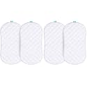 Bassinet Mattress Pad Cover Compatible with Halo BassiNest Swivel Sleeper, 4 Pack, Waterproof Quilted Ultra Soft Surface, Breathable and Easy Care