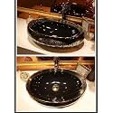 Bathroom Sink, Black Gold, Metallic Finish, Ceramic