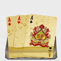 Bastex Fancy 24K Gold Plated Poker Playing Cards 3 Patti Table Games,Golden Foil Casino Grade Deck of Playing Cards : 100 Dollar Design/Best Gold Plated Card 100 Dollar -Gold 24K Gold Plated Standard Sized Playing Cards/Poker