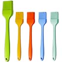 Basting Brush Silicone Heat Resistant Pastry Brushes Spread Oil Butter Sauce Marinades for BBQ Grill Barbecue Baking Kitchen Cooking, Baste Pastries Cakes Meat Desserts, Dishwasher safe, Set of 4
