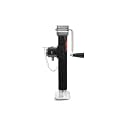 Bastion Distribution Weld-On Side-Wind Jack | Adjustable Drop Leg | Heavy Duty | 5000lb Capacity | Trailer Stabilizing Jack for RVs, Campers, &amp; Utility Trailers | BD-SW-5000-WD