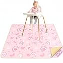 Basumee Splat Mat for Under High Chair, Waterproof & Mess-Proof Floor Mat