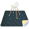Basumee Splat Mat for Under High Chair, Waterproof &amp; Mess-Proof Floor Mat