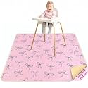 Basumee Splat Mat for Under High Chair, Waterproof &amp; Mess-Proof Floor Mat