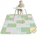 Basumee Splat Mat for Under High Chair, Waterproof &amp; Mess-Proof Floor Mat