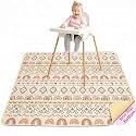 Basumee Splat Mat for Under High Chair, Waterproof &amp; Mess-Proof Floor Mat