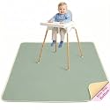 Basumee Splat Mat for Under High Chair, Waterproof & Mess-Proof Floor Mat