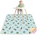 Basumee Splat Mat for Under High Chair, Waterproof & Mess-Proof Floor Mat
