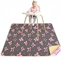 Basumee Splat Mat for Under High Chair, Waterproof &amp; Mess-Proof Floor Mat
