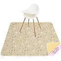 Basumee Splat Mat for Under High Chair, Waterproof &amp; Mess-Proof Floor Mat