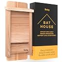 Bat House - Handcrafted Bat Box for Outside from Cedar Wood - One Chamber