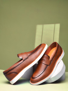 Bata Mens Casual Slipon Shoes - Tan
