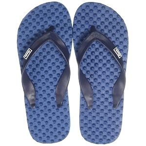 Bata Mens Bubble Hawaii Slippers Grey