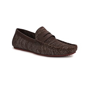 Bata Mens Maserati Brown Loafers