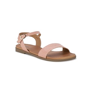 Bata Womens Gia-Croco Flat Sandal