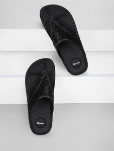Bata Women Casual Sandal Black 6
