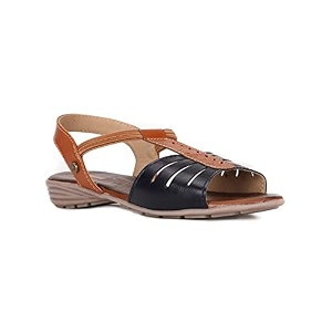 Bata Women Slingback Flat Sandal - Blue