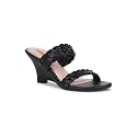 Bata Womens CARLY WEDGE MULE Heels Black