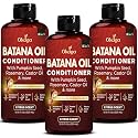 Batana Oil Conditioner for Hair Growth, Biotin &amp; Argan, Citrus, 3 Pack