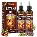 Batana Oil for Hair Growth–100% Pure Unrefined with Rosemary, Castor & Pumpkin Seed Oils, Infused with Biotin | Strengthens, Repairs Scalp, Nourishes & Reduces Hair Loss for Men & Women– 4 oz x 2 Pack