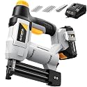 BATAVIA 20V Cordless Nail Gun, 18GA 2-in-1 Brad Nailer & Stapler, Wood, DIY