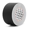Bates- Black Gaffers Tape 3 Inch x 45 Yards, Black Gaffer Tape 3 inch, Polyethylene-Coated Cloth, Non-Reflective, No Residue