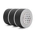 Bates- Gaffers Tape 2 Inch x 23 Yards, 3 Pack, Black Gaffer Tape 2 inch, Polyethylene-Coated Cloth, Non-Reflective, No Residue