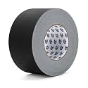Bates Gaffers Tape - 3 Inch x 60 Yards, Black Gaffer Tape for Electrical Cords and Cables