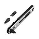 Bates- Mini Ratchet Wrench, 1/4" Magnetic 90 Degree Screwdriver, Black, Low Profile Right Angle Screwdriver for Tight Spaces