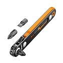 Bates- Mini Ratchet Wrench, 1/4" Magnetic 90 Degree Screwdriver, Low Profile Right Angle Screwdriver for Tight Spaces