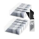 Bates- Utility Knife Blades, 100 Pack, Black, Replacement Blade for Box Cutters with Plastic Case