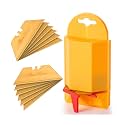 Bates- Utility Knife Blades with Dispenser, 100 Pack, Titanium Plated Box Cutter Refills, Replacement Blade for Box Cutters