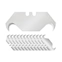 Bates- Utility Knife Blades with Hook Edge, 60 Pack, Carbon Steel, Silver, Replacement Blades for Box Cutter, Utility Knife Refills