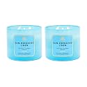 Bath &amp; Body Works 3-Wick Candle, Sun-Drenched Linen, Soy Wax Blend, 2 Pack