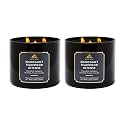 Bath &amp; Body Works 3-Wick Candle, Mahogany Teakwood Intense, 2 Pack