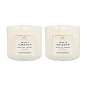 Bath &amp; Body Works 3-Wick Candle, White Gardenia, Soy Wax Blend, 2 Pack