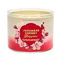 Bath &amp; Body Works 3-Wick Candle, Japanese Cherry Blossom, Soy Wax Blend