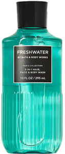 bath  body works freshwater 3-in-1 hair face  body wash