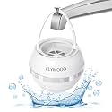 FLYMOOO Bath Filter for Tub, Bathtub Faucet Water Filter with 8 Stages & 2,500 Gallons of Filtration to Reduce Contaminants for Softer, Smoother Skin (White)