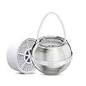 Bath Filter for Tub - Bathtub Water Filter for Softer Skin &amp; Hair, 8 Stages Hotel Grade Filtration Bath Water Filter,2,500 Gal of Filtration, BPA Free, Easy to Install（Silver）