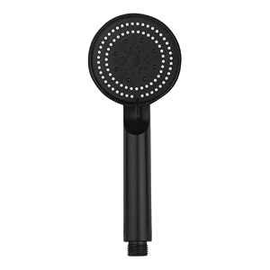 bath guru bgbhs001 abs 9 inch high pressure multi function 5 mode spray handheld shower for bathroom black round hand shower head onlymatt finish